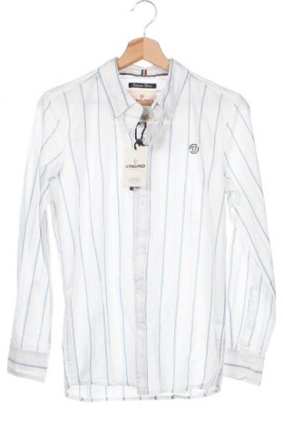 Детска риза Vingino, Размер 13-14y/ 164-168 см, Цвят Бял, Цена 21,15 лв.