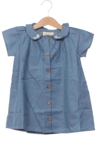 Rochie pentru copii Bonnet A Pompon, Mărime 12-18m/ 80-86 cm, Culoare Albastru, Preț 49,50 Lei