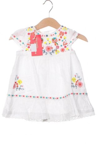 Детска рокля Du Pareil Au Meme, Размер 3-6m/ 62-68 см, Цвят Бял, Цена 31,86 лв.