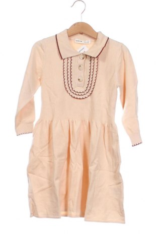 Детска рокля SHEIN, Размер 4-5y/ 110-116 см, Цвят Бежов, Цена 14,82 лв.