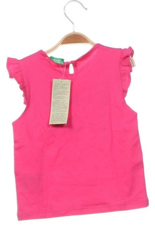 Dziecięca sukienka United Colors Of Benetton, Rozmiar 18-24m/ 86-98 cm, Kolor Różowy, Cena 183,92 zł