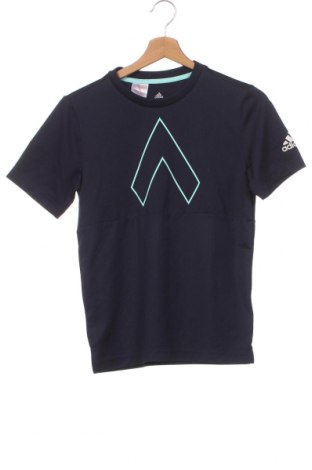 Dziecięcy T-shirt Adidas, Rozmiar 11-12y/ 152-158 cm, Kolor Niebieski, Cena 78,81 zł