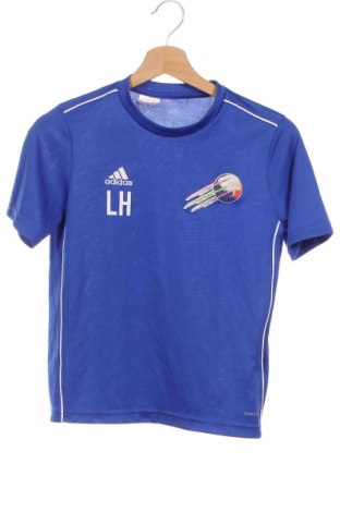 Dziecięcy T-shirt Adidas, Rozmiar 11-12y/ 152-158 cm, Kolor Niebieski, Cena 28,88 zł