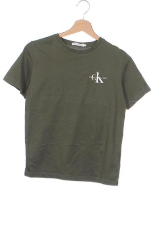 Dziecięcy T-shirt Calvin Klein, Rozmiar 11-12y/ 152-158 cm, Kolor Zielony, Cena 117,28 zł