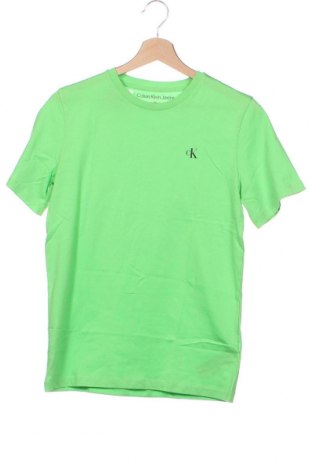 Dziecięcy T-shirt Calvin Klein Jeans, Rozmiar 13-14y/ 164-168 cm, Kolor Zielony, Cena 143,93 zł