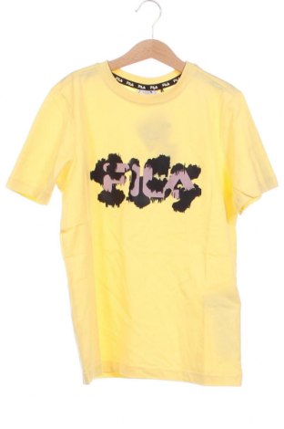 Παιδικό μπλουζάκι FILA, Μέγεθος 10-11y/ 146-152 εκ., Χρώμα Κίτρινο, Τιμή 15,48 €