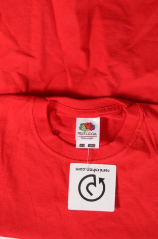Dziecięcy T-shirt Fruit Of The Loom, Rozmiar 12-13y/ 158-164 cm, Kolor Czerwony, Cena 31,99 zł