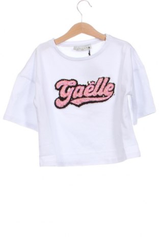 Dziecięcy T-shirt Gaelle Paris, Rozmiar 10-11y/ 146-152 cm, Kolor Biały, Cena 97,48 zł