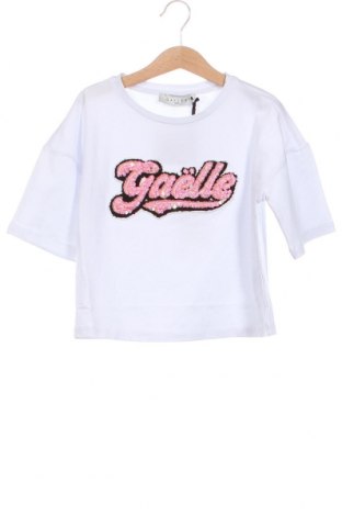 Детска тениска Gaelle Paris, Размер 10-11y/ 146-152 см, Цвят Бял, Цена 38,64 лв.