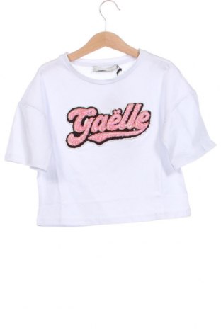 Детска тениска Gaelle Paris, Размер 6-7y/ 122-128 см, Цвят Бял, Цена 23,46 лв.