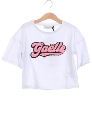 Dziecięcy T-shirt Gaelle Paris, Rozmiar 6-7y/ 122-128 cm, Kolor Biały, Cena 110,35 zł