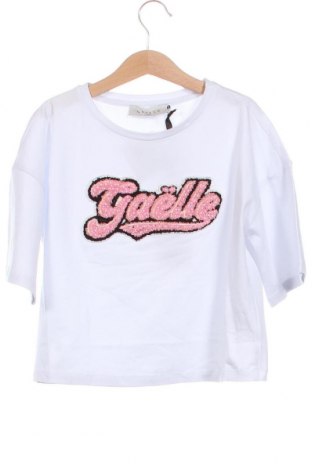 Dziecięcy T-shirt Gaelle Paris, Rozmiar 11-12y/ 152-158 cm, Kolor Biały, Cena 97,48 zł