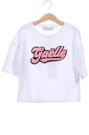 Παιδικό μπλουζάκι Gaelle Paris, Μέγεθος 11-12y/ 152-158 εκ., Χρώμα Λευκό, Τιμή 30,41 €