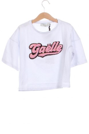 Детска тениска Gaelle Paris, Размер 10-11y/ 146-152 см, Цвят Бял, Цена 36,57 лв.