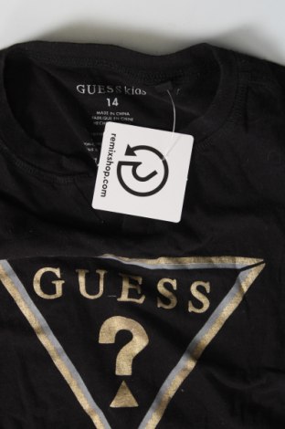 Kinder T-Shirt Guess, Größe 13-14y/ 164-168 cm, Farbe Schwarz, Preis 20,18 €
