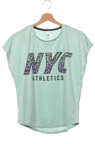 Kinder T-Shirt H&M Sport, Größe 12-13y/ 158-164 cm, Farbe Grün, Preis 2,88 €