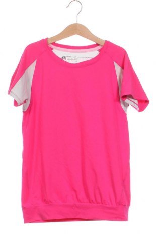 Dziecięcy T-shirt H&M Sport, Rozmiar 10-11y/ 146-152 cm, Kolor Różowy, Cena 12,47 zł