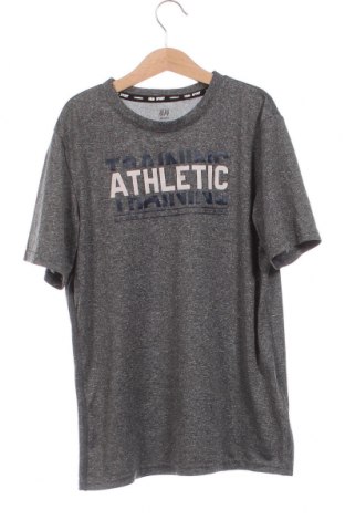 Kinder T-Shirt H&M Sport, Größe 8-9y/ 134-140 cm, Farbe Grau, Preis 8,77 €