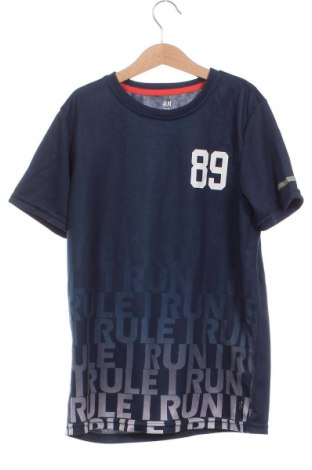 Detské tričko H&M Sport, Veľkosť 10-11y/ 146-152 cm, Farba Modrá, Cena  3,13 €