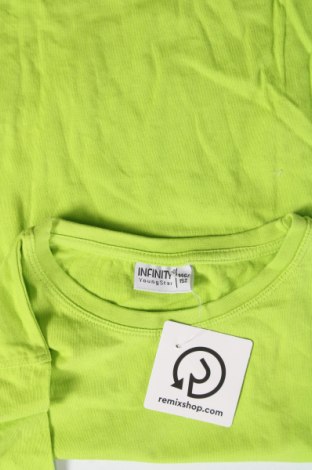 Kinder T-Shirt Infinity, Größe 10-11y/ 146-152 cm, Farbe Grün, Preis 6,96 €