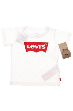 Παιδικό μπλουζάκι Levi's, Μέγεθος 9-12m/ 74-80 εκ., Χρώμα Λευκό, Τιμή 18,25 €