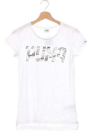 Детска тениска PUMA, Размер 13-14y/ 164-168 см, Цвят Бял, Цена 18,00 лв.