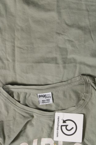 Kinder T-Shirt Page One, Größe 10-11y/ 146-152 cm, Farbe Grün, Preis 6,96 €