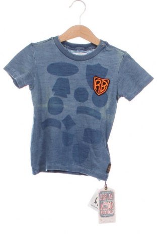 Kinder T-Shirt Replay, Größe 18-24m/ 86-98 cm, Farbe Blau, Preis 8,21 €