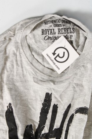 Dziecięcy T-shirt Royal Rebels, Rozmiar 12-13y/ 158-164 cm, Kolor Szary, Cena 76,77 zł