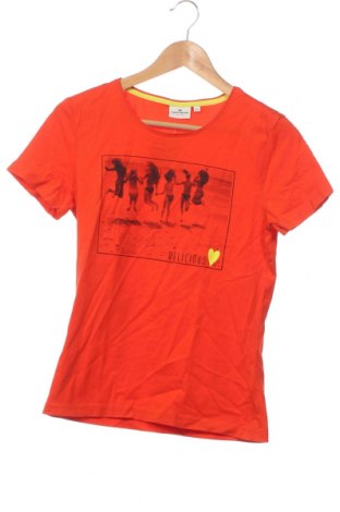 Детска тениска Tom Tailor, Размер 15-18y/ 170-176 см, Цвят Оранжев, Цена 6,60 лв.