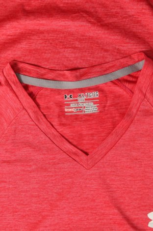 Kinder T-Shirt Under Armour, Größe 14-15y/ 168-170 cm, Farbe Rot, Preis € 14,80