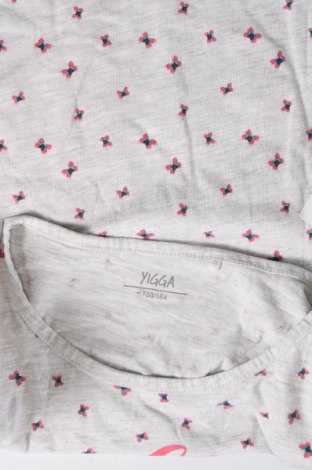 Tricou pentru copii Yigga, Mărime 12-13y/ 158-164 cm, Culoare Gri, Preț 32,89 Lei