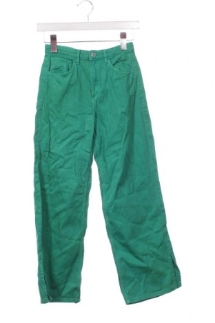 Детски дънки H&M, Размер 10-11y/ 146-152 см, Цвят Зелен, Цена 15,01 лв.