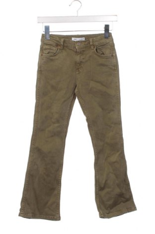 Детски дънки Zara, Размер 9-10y/ 140-146 см, Цвят Зелен, Цена 7,76 лв.