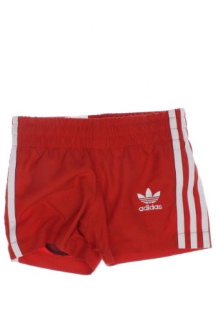 Детски къс панталон Adidas Originals, Размер 3-4y/ 104-110 см, Цвят Червен, Цена 31,85 лв.