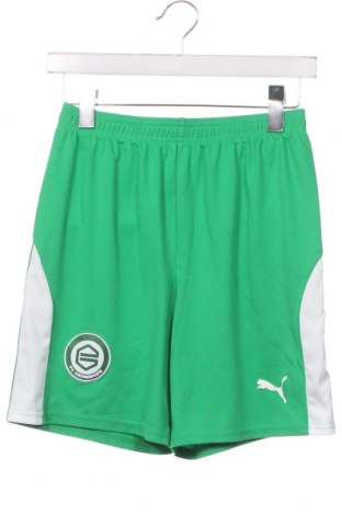 Detské krátke nohavice  PUMA, Veľkosť 13-14y/ 164-168 cm, Farba Zelená, Cena  9,80 €