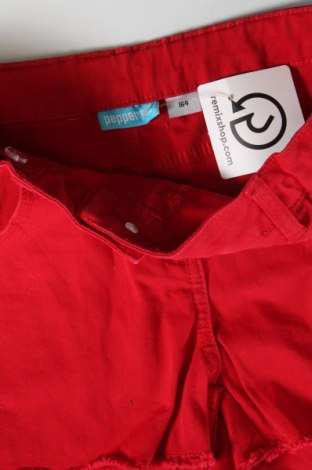 Детски къс панталон Pepperts!, Размер 12-13y/ 158-164 см, Цвят Червен, Цена 5,74 лв.