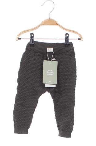 Детски панталон H&M, Размер 3-6m/ 62-68 см, Цвят Сив, Цена 15,96 лв.