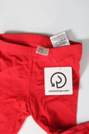 Dětské kalhoty  H&M, Velikost 3-6m/ 62-68 cm, Barva Červená, Cena  45,00 Kč