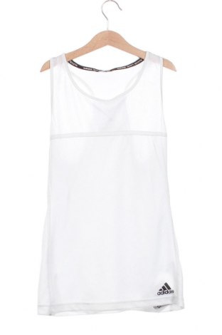 Μπλουζάκι αμάνικο παιδικό Adidas, Μέγεθος 12-13y/ 158-164 εκ., Χρώμα Λευκό, Τιμή 11,05 €