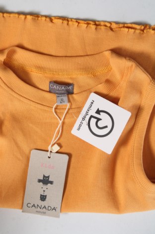 Μπλουζάκι αμάνικο παιδικό Canada House, Μέγεθος 11-12y/ 152-158 εκ., Χρώμα Πορτοκαλί, Τιμή 8,25 €