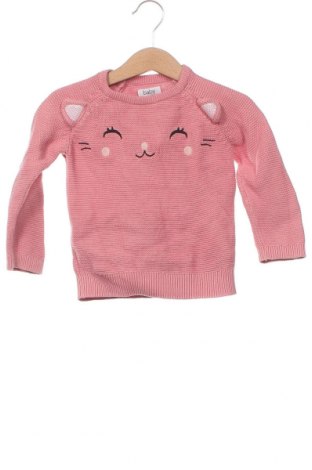 Детски пуловер Baby Club, Размер 18-24m/ 86-98 см, Цвят Розов, Цена 8,45 лв.