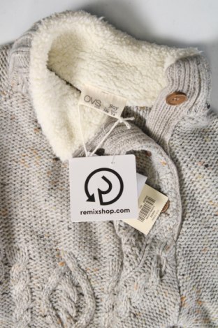 Детски пуловер Oviesse, Размер 7-8y/ 128-134 см, Цвят Сив, Цена 18,63 лв.