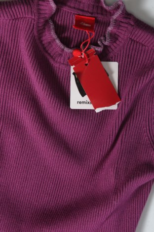 Dziecięcy sweter S.Oliver, Rozmiar 11-12y/ 152-158 cm, Kolor Fioletowy, Cena 42,60 zł