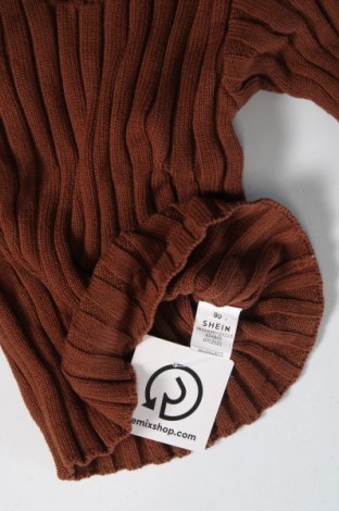 Детски пуловер SHEIN, Размер 18-24m/ 86-98 см, Цвят Кафяв, Цена 14,58 лв.