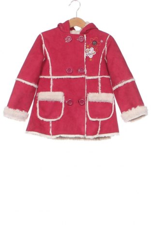 Детско палто F&F, Размер 2-3y/ 98-104 см, Цвят Розов, Цена 44,66 лв.