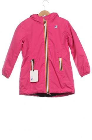 Παιδικό μπουφάν K.way, Μέγεθος 4-5y/ 110-116 εκ., Χρώμα Ρόζ , Τιμή 40,92 €