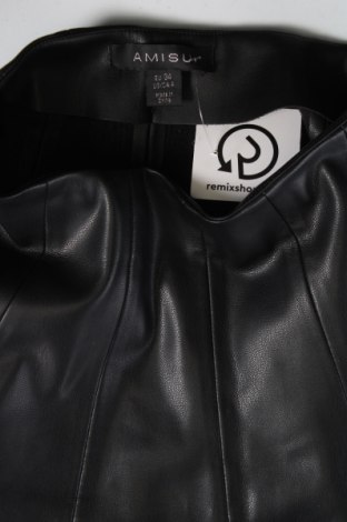 Kožená sukňa  Amisu, Veľkosť XS, Farba Čierna, Cena  12,79 €