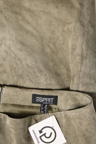 Δερμάτινη φούστα Esprit, Μέγεθος M, Χρώμα Πράσινο, Τιμή 36,13 €