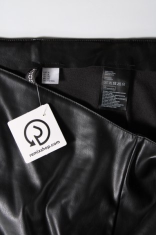Δερμάτινη φούστα H&M Divided, Μέγεθος XXL, Χρώμα Μαύρο, Τιμή 14,71 €